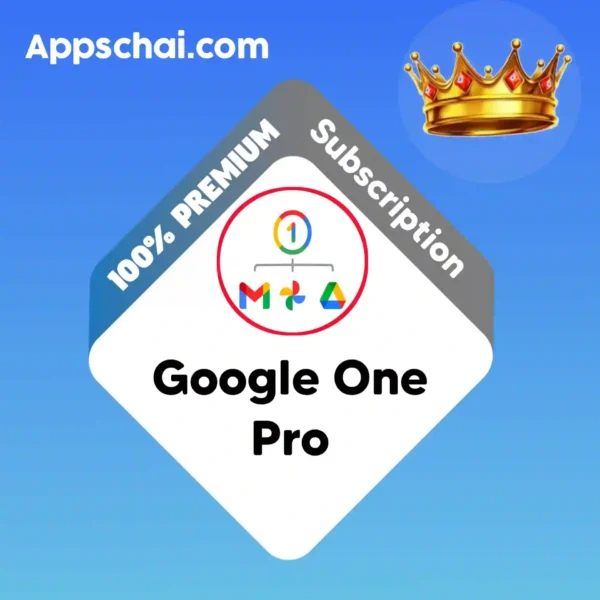 Google One Premium Cloud Storage Subscription Logo – Apps Chai